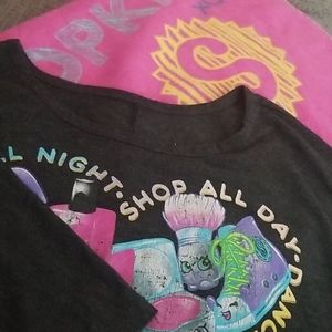 Shopkins beach/swim towel and 3/4 length tee